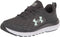 3026179 Under Armour W Charged Assert 10 Women Jet Gray/Gray/Aqua Foam 8 New