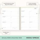 Blue Sky Day Designer 2026 Weekly Monthly Planner Calendar, 8.5"x11" - Brand New