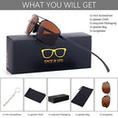 VIYSIOO WOMEN MEN SUNGLASSES TRENDY SQUARE RETRO MIRRORED BROWN/BLACK - BLACK - Like New