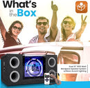 Pyramid 1000W Dual Bandpass Speaker System Car Audio Subwoofer BNPS102 - BLACK - Like New