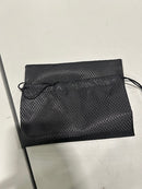 GENERIC BLACK 7" BY 10" DRAWSTRING BAG - BLACK - Like New