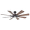 PARROT UNCLE 60" ORETHA WINDMILL DC CEILING FAN LED LIGHTING - OIL-RUBBED BRONZE - Like New