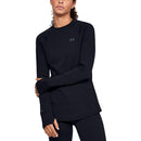 UNDER ARMOUR WOMEN'S BASE CREW 2.0 - SIZE: WOMEN M - BLACK - Brand New