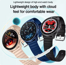 ESTG ZW45 MEN BLUETOOTH CALL AI VOICE FITNESS TRACKER SMARTWATCH - BLACK - Like New