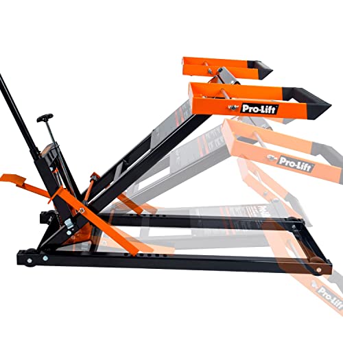 PRO-LIFT PL5500 LAWN MOWER LIFT WITH HYDRAULIC JACK FOR RIDING TRACTORS - ORANGE - Like New