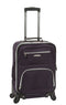 ROCKLAND PASADENA SOFTSIDE SPINNER WHEEL LUGGAGE, CARRY-ON 20" - PURPLE - Brand New