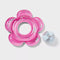 SUN SQUAD FLOWER TUBE SMS WATER FLOATS AND INFLATABLES - SLIVER GLITTER/PINK - Like New
