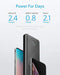 ANKER USB-C PORTABLE CHARGER 18W POWERCORE SLIM 10000 PD 10000MAH A1231 - BLACK - Like New