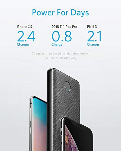 ANKER USB-C PORTABLE CHARGER 18W POWERCORE SLIM 10000 PD 10000MAH A1231 - BLACK - Like New