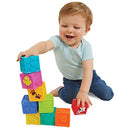 Kidoozie Squeak 'n Stack Blocks Baby Activity Toy for Early Learning - Like New