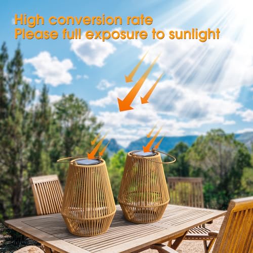 KAGOLING SOLAR LANTERNS OUTDOOR WATERPROOF HANGING SOLAR LIGHTS - WOD - Like New