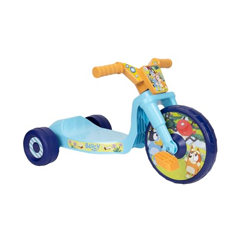 BLUEY KIDS RIDE-ON 10" FLY WHEELS JUNIOR CRUISER TRICYCLE SOUNDS MULTICOLOR - Like New