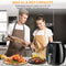 Secura Max 6.3Qt, 1700W 10-in-1 Digital Hot Air Fryer - BLACK Like New