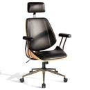BERYTH HIGH BACK ERGONOMIC OFFICE CHAIR, WITH HEADREST & ARMS, BLACK Black - Like New