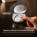 VIAIM RECDOT AI VOICE RECORDER EARBUDS, MEETINGS & CALLS, XFVI-A92 - SILVER - Like New