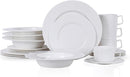Stone Lain Sylvie 20 Pieces Bone China Dinnerware Set - White - Scratch & Dent
