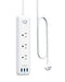ANKER POWER STRIP WITH USB 3-OUTLET 3 POWERIQ USB POWERSTRIP - Scratch & Dent