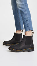 DR. MARTENS 2976 LEONORE BURNISHED WYOMING BOOT WOMEN 8 (AU/UK W6) - BLACK - Like New