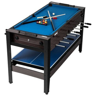 FRANKLIN SPORTS 54" MULTI GAME 4 IN 1 ARCADE WITH AIR HOCKEY AND BAG - Brand New