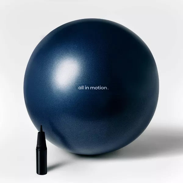 ALL IN MOTION WEIGHTED STABILITY EXERCISE BALL, 75CM - BLUE - Like New