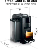 Nespresso Vertuo Coffee and Espresso Machine by De'Longhi ENV135B - Piano Black Like New