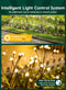 BRIGHTOWN - SOLAR GARDEN LIGHTS - 8 PACK 12 LED SOLAR FIREFLY WARM WHITE - Like New