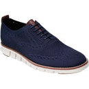 COLE HAAN MEN'S CASUAL DRESS ZEROGRAND STITCHLITE OXFORD - 10 MARINE BLUE/IVORY - Like New