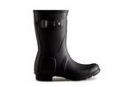 WFS1000RMA HUNTER Women's Original Short Rain Boot Black Matte 10 - Like New