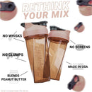 HELIMIX 28OZ SHAKER WATER BOTTLE - MONOCHROMATIC NUDE - Brand New