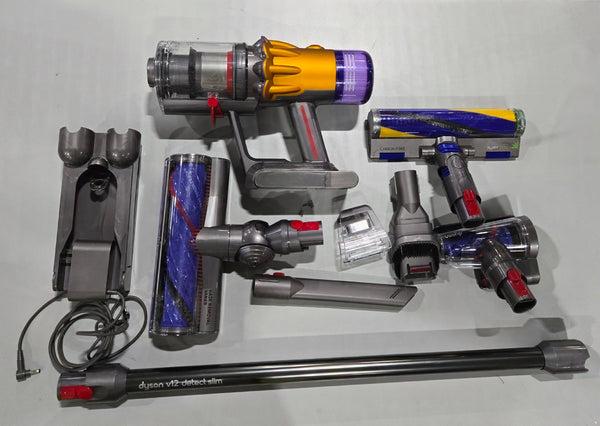 Dyson SV46 V12 Detect Slim Cordless Vacuum Cleaner, Yellow/Iron - Scratch & Dent