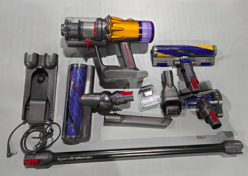 Dyson SV46 V12 Detect Slim Cordless Vacuum Cleaner, Yellow/Iron - Scratch & Dent