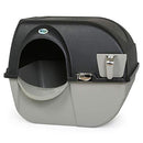 OMEGA PAW EL-RA15-1 ELITE ROLL ‘N CLEAN LITTER BOX REGULAR SIZE BLACK/GRAY - Like New