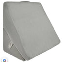 COSTWAY BED WEDGE PILLOW ADJUSTABLE MEMORY FOAM READ SLEEP BACK SUPPORT - GRAY - Like New