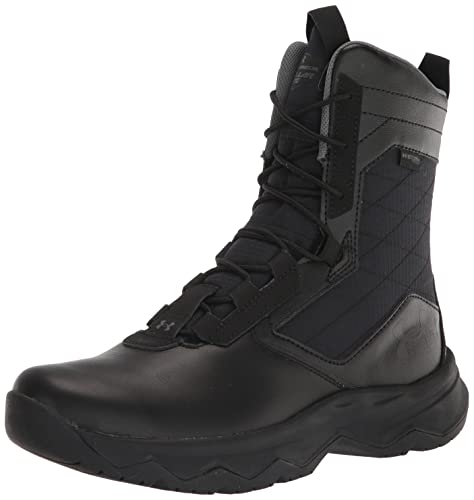 Under Armour Men's Stellar G2 Waterproof Tactical Boot Black/Black/Gray Size 11 - Like New