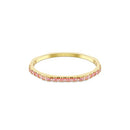 Swarovski Matrix bangle, Baguette cut, Pink, Gold-tone finish - Like New