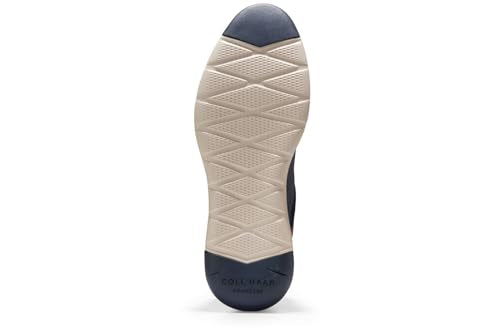 COLE HAAN MEN'S GRAND ATLANTIC SNEAKERS MEN SIZE 11 MARINE BLUE/BRITISH TAN - Like New