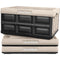 CleverMade Collapsible Storage Bins, Stackable Containers, 3PK, Tan, 32L - Like New