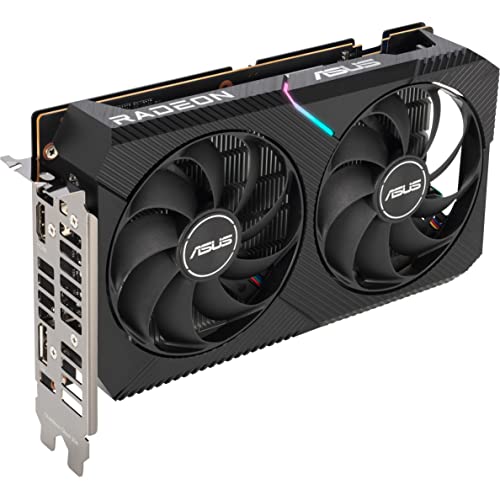 ASUS DUAL AMD RADEON RX 6400 GAMING GRAPHICS CARD DUAL-RX6400-4G - BLACK - Like New
