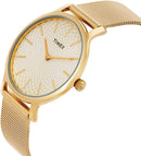 TIMEX METROPOLITAN QUARTZ DIAL LADIES WATCH - CHAMPAGNE - Like New
