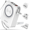 OIZNIAT MAGSAFE PORTABLE CHARGER POWER BANK 10000MAH, 22.5W FAST WIFI - WHITE - Like New