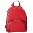 MICHAEL KORS JAYCEE MEDIUM PEBBLED LEATHER BACKPACK - BRIGHT RED - Brand New