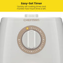 Chefman TurboFry 2-Quart Air Fryer, Dishwasher Safe Basket & Tray - White - Brand New