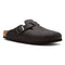 BIRKENSTOCK BOSTON SUEDE CLOGS - SIZE MEN 9 WOMEN 11 BLACK OILED LEATHER - Brand New