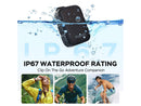 INSMY Wearable Bluetooth Speakers,IP67 Waterproof,Clip-On Portable Small