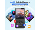 AGPTEK A02PL 64GB MP3 Player, 65 Hours Playback Lossless Sound Music Player,