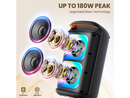 JYX Party Speaker, Portable Karaoke Machine, Dual Sub, Wireless Outdoor Speakers
