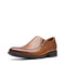 Clarks Men's Whiddon Step Loafer Dark Tan Leather Size 13 - Brand New