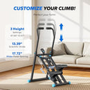MERACH Stair Stepper Pro-3-Level Resistance Vertical Climber - Black - Brand New