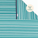 Trava Home IndoorOutdoor Rug, Easy to Clean, WaterResistant, 6'x9', Blue Stripe - Brand New
