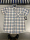 BLACK HORSE MEN'S S/S WOVEN PLAID SHIRT - MENS SMALL - MULTICOLOR WOVEN PLAID - Brand New